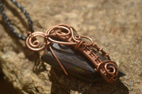 Polished Pietersite Copper Wire Wrapped Pendants  - Sold Per Piece -  From Namibia - TopRock