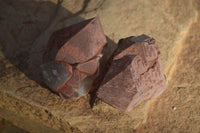 Natural Smokey Hematoid Quartz Crystals  x 12 From Madagascar