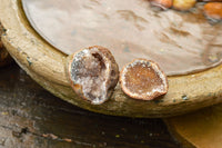 Natural Amethyst & Basalt Mini Geode Specimens  x 35 From Southern Africa - TopRock