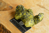 Polished Leopard Stone Badger Carvings  x 2 From Zimbabwe - TopRock