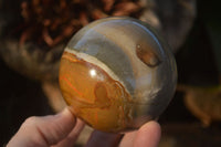 Polished  Polychrome / Picasso Jasper Spheres  x 3 From Madagascar