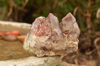 Natural Red Hematoid Quartz Clusters  x 6 From Karoi, Zimbabwe - TopRock