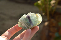 Natural Stone Sealed Watermelon Fluorite Cobbed Pieces  x 15 From Uis, Namibia - TopRock