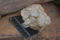 Natural Cascading White Phantom Smokey Quartz Clusters  x 3 From Luena, Congo - Toprock Gemstones and Minerals 