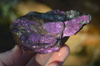 Natural Metallic Purpurite Cobbed Specimens  x 6 From Erongo, Namibia - Toprock Gemstones and Minerals 