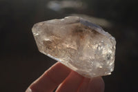 Natural Large Smokey Window Brandberg Quartz Crystals x 6 From Brandberg, Namibia