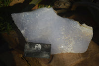 Natural Blue Lace Agate Geode Specimen x 1 From Nsanje, Malawi