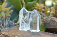 Polished Clear Quartz Crystal Points x 24 From Madagascar - TopRock