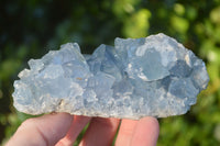 Natural Blue Celestite Crystal Specimens  x 3 From Sakoany, Madagascar - Toprock Gemstones and Minerals 