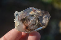 Natural Clear, Smokey, Amethyst and Window Quartz Specimens x 6 From Brandberg, Namibia - Toprock Gemstones and Minerals 