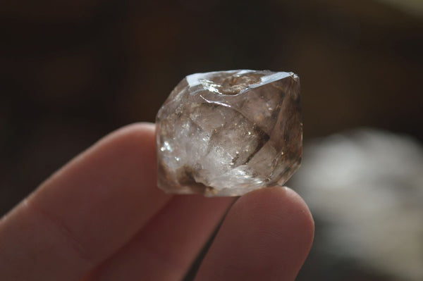 Natural Mixed Amethyst & Smokey Brandberg Quartz Crystals x 35 From Brandberg, Namibia