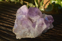 Natural Jacaranda Amethyst Clusters x 2 From Zambia