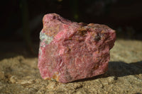 Natural Rough Red Rhodonite Specimens x 4 From Zimbabwe