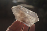 Natural Large Smokey Window Brandberg Quartz Crystals x 6 From Brandberg, Namibia