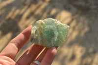 Natural Stone Sealed Watermelon Fluorite Cobbed Pieces  x 15 From Uis, Namibia - TopRock