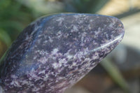 Polished Purple Lepidolite Standing Free Forms  x 2 From Zimbabwe - Toprock Gemstones and Minerals 