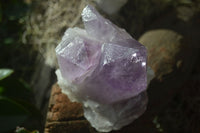 Natural Jacaranda Amethyst Clusters  x 3 From Mumbwa, Zambia - Toprock Gemstones and Minerals 