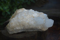 Natural White Phantom Candle Quartz Clusters  x 2 From Madagascar - Toprock Gemstones and Minerals 