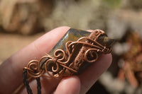 Polished Pietersite Copper Wire Wrapped Pendants  - Sold Per Piece -  From Namibia - TopRock