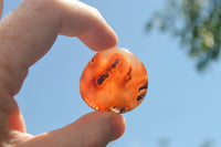 Polished Small Carnelian Palm Stones / Gallets - sold per kg - From Madagascar - TopRock