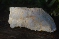 Natural White Phantom Candle Quartz Clusters  x 2 From Madagascar - Toprock Gemstones and Minerals 