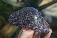 Polished Purple Lepidolite Standing Free Forms  x 2 From Zimbabwe - Toprock Gemstones and Minerals 