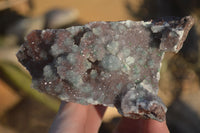 Natural Drusy Coated Ball Malachite On Dolomite Specimens  x 3 From Likasi, Congo