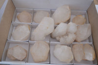 Natural Large Single Quartz Crystal Specimens  x 13 From Madagascar