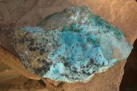 Natural Drusy Coated Chrysocolla Dolomite Specimens x 2 From Likasi, Congo