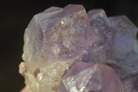 Natural Jacaranda Amethyst Clusters  x 2 From Zambia - Toprock Gemstones and Minerals 