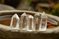 Polished Clear Quartz Crystal Points x 24 From Madagascar - TopRock