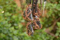 Polished Pietersite Copper Wire Wrapped Pendants  - Sold Per Piece -  From Namibia - TopRock