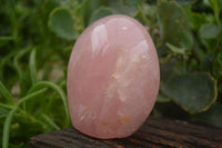 Polished Gemmy Pink Rose Quartz Standing Free Forms  x 3 From Ambatondrazaka, Madagascar - TopRock