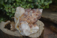 Natural Red Hematoid Quartz Specimens x 3 From Karoi, Zimbabwe