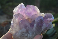 Natural Jacaranda Amethyst Clusters x 2 From Zambia