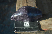 Polished Purple Lepidolite Standing Free Forms  x 2 From Zimbabwe - Toprock Gemstones and Minerals 