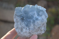 Natural Blue Celestite Crystal Specimens  x 3 From Sakoany, Madagascar - Toprock Gemstones and Minerals 