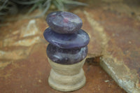 Polished Mini Purple Lepidolite Palm Stones  x 20 From Madagascar - Toprock Gemstones and Minerals 