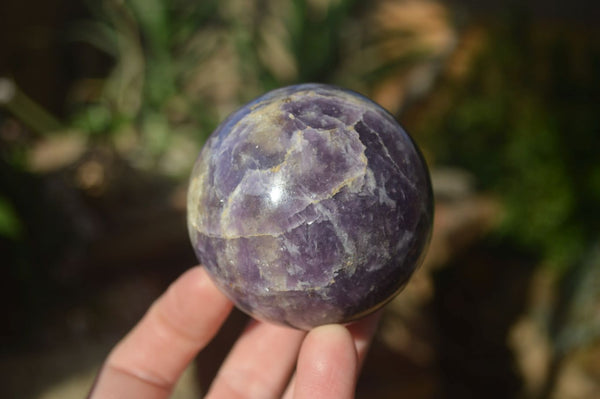 Polished Purple Lepidolite Spheres  x 6 From Zimbabwe