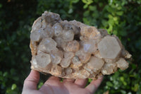 Natural Cascading White Phantom Smokey Quartz Cluster x 1 From Luena, Congo