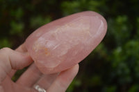 Polished Gemmy Pink Rose Quartz Standing Free Forms  x 3 From Ambatondrazaka, Madagascar - TopRock