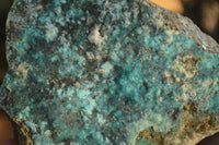 Natural Drusy Coated Chrysocolla Dolomite Specimens x 2 From Likasi, Congo