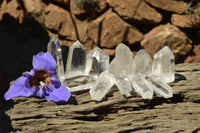 Polished Clear Quartz Crystal Points x 24 From Madagascar - TopRock