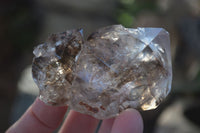 Natural Clear, Smokey, Amethyst and Window Quartz Specimens x 6 From Brandberg, Namibia - Toprock Gemstones and Minerals 