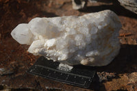 Natural White Phantom Candle Quartz Clusters  x 2 From Madagascar - Toprock Gemstones and Minerals 