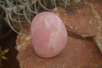 Polished Gemmy Pink Rose Quartz Standing Free Forms  x 3 From Ambatondrazaka, Madagascar - TopRock