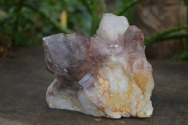 Natural Red Hematoid Quartz Specimens x 3 From Karoi, Zimbabwe