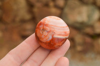 Polished Small Carnelian Palm Stones / Gallets - sold per kg - From Madagascar - TopRock