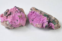 Natural Drusy Salrose Cobaltion Dolomite Specimens With Malachite & Heterogonite x 6 From Kakanda, Congo - TopRock