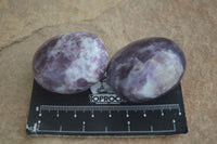 Polished Mini Purple Lepidolite Palm Stones  x 20 From Madagascar - Toprock Gemstones and Minerals 